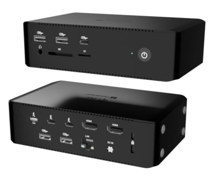 Stacja dokująca do laptopa i-tec Thunderbolt5 Quattro Display Dock 2x HDMI 2x TB5 PD 140W